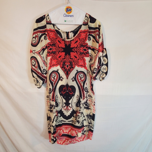 Etro Dresses & Skirts - Etro Women's 100% Silk Paisley Floral Print Dress Size 40 - US 4-6
